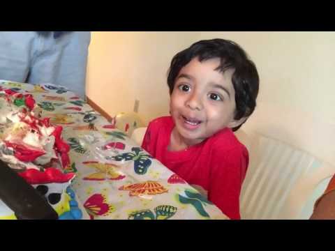 Ashrit birthday 🎉 video with paw patrol theme 🎂cake🎂🎈🎈🎊