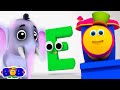 Letter E Song Learn Alphabets For Babies Cartoon Videos By Bob The Train