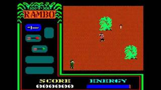 [AMSTRAD CPC] Rambo : First Blood Part II - Longplay & Review