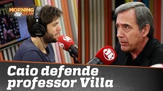 Caio Coppolla sai em defesa do professor Villa