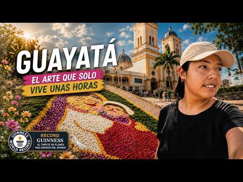 ¿Cómo se HACEN 3.200 m² de ARTE con FLORES? | El TAPETE con RECORD GUINNESS de GUAYATA