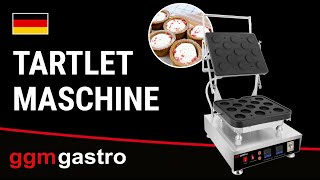 Machine à tartelettes professionnelle - 3,2kW - sans moules - 538x682x503mm - 230V