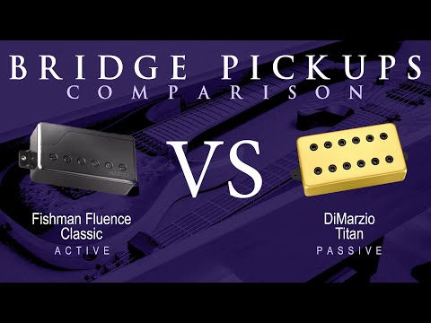 Fishman FLUENCE CLASSIC vs DiMarzio TITAN - Bridge Pickup Guitar Tone Comparison Demo