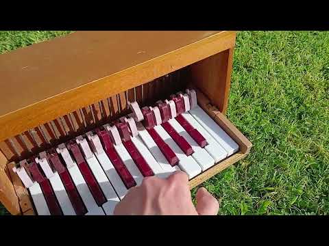 chromatic toy piano 20 keys Michelsonne Paris - GOOD CONDITION - sound family : celesta mustel musical saw martenot Wurlitzer ... image 4