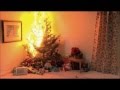 holly golightly-christmas tree on fire