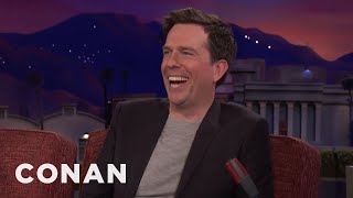 Ed Helms Bonded With Zach Galifianakis Over Their Hatred Of Sports | CONAN on TBS