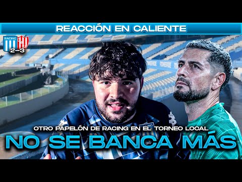 RACING PERDIÓ 3-2 ANTE UNIÓN DE LOCAL JUGANDO MUY MAL(ARIAS REGALÓ DOS GOLES)| REACCIÓN EN CALIENTE