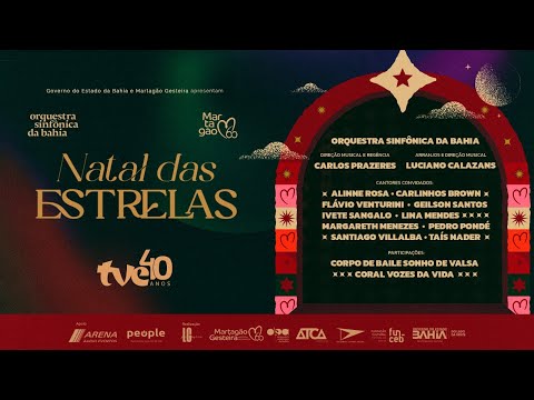 OSBA APRESENTA: 'NATAL DAS ESTRELAS' AO VIVO | CONCERTO BENEFICENTE | TVE BAHIA 21/12/2025