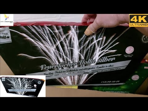Funke Fireworks - Feuerfächer Volta Silber (Neuheit 2024) Top Rows!