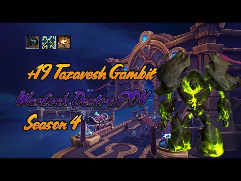 ++19 Tazavesh Gambit / Warlock Destro POV/ Season 4