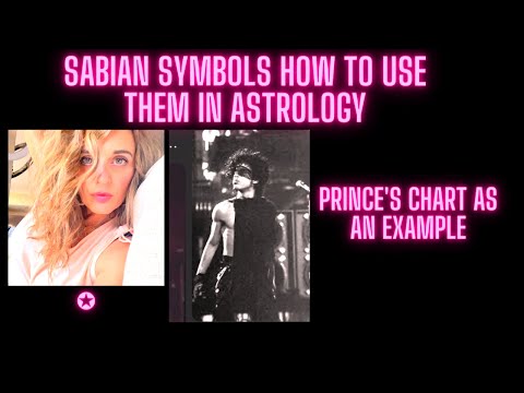 Sabian Symbols how to use them in Astrology. Prince's chart as an example.