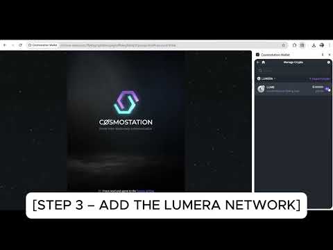 Wallet Guide: How to Add LUME to Your Cosmostation Wallet