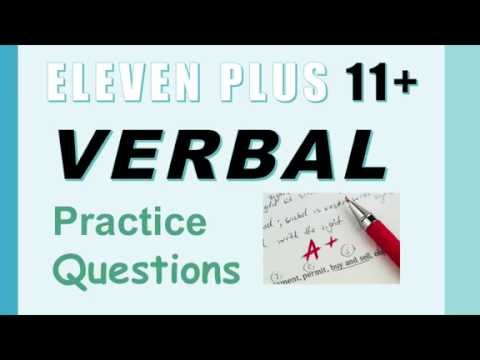 11+ (Eleven Plus) Verbal Reasoning Practice Questions - How to Pass 11+