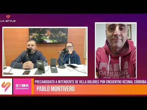Pablo Montivero Precandidato a Intendente de Villa Dolores por Encuentro Vecinal Córdoba.