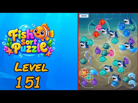 Fish Sort Puzzle Level 151 Walkthrough thumbnail