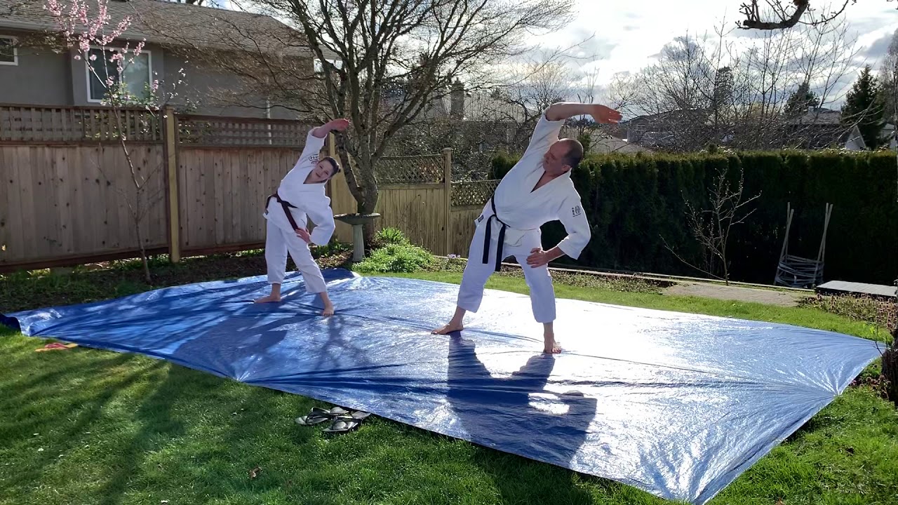 Opwarming met rol-oefeningen