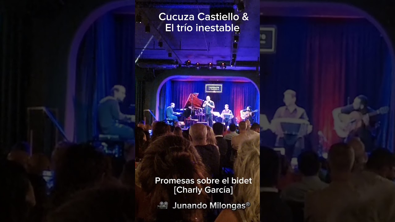 Promesas sobre el bidet de Charly García por Cucuza Castiello y el trío inestable