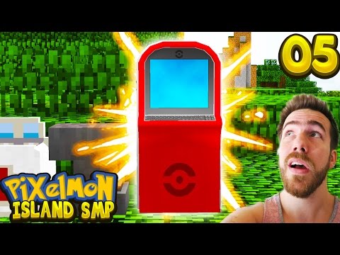 CREATING THE PC!!! | PIXELMON ISLAND SMP #5