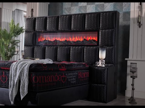 Boxspringbett Romantica Deluxe mit Kamin