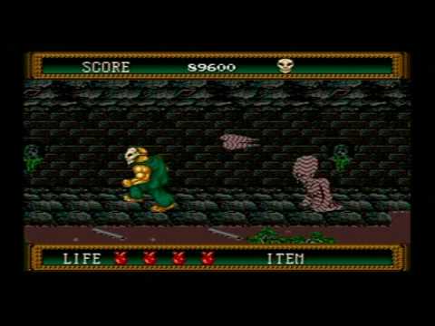 Splatterhouse 2 P2 - Wii Virtual Console - You got Peed on lol