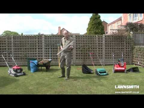 How to rake and scarify a lawn for moss and thatch