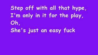 The Millionares Painted Whore Lyrics On Screen