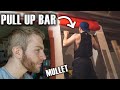 I built a PULL UP BAR in my basement & gave myself a mullet