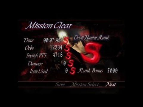 Devil May Cry 3 HD Mission 15 DMD SS Rank