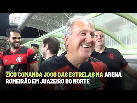 Zico Comanda Jogo das Estrelas na Arena Romeirão em Juazeiro do Norte