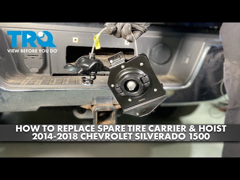 How to Replace Spare Tire Carrier & Hoist Assembly 2014-2018 Chevrolet Silverado 1500