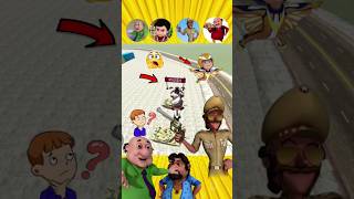 Motu Patlu & Vir on 50 Tank Jump Challenge! 🚀 Indian Bike Driving 3D Stunts #shorts #shortsfeed