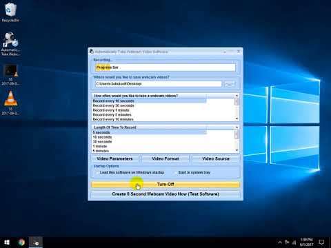 Automatically Take Webcam Video Software