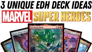 FUN and UNIQUE Marvel Commander Deck Ideas│EDH Deckbuilding