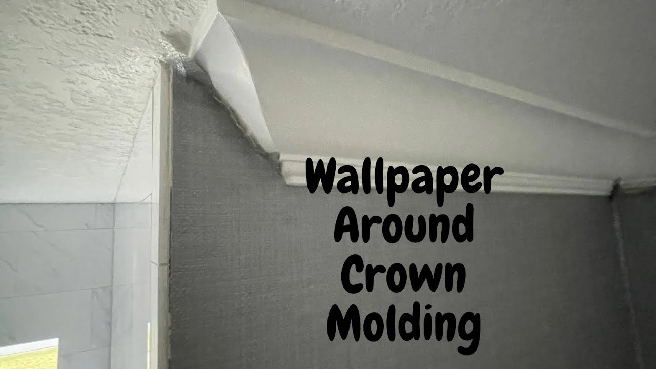 How to Trim Wallpaper Around Crown Molding - Spencer Colgan