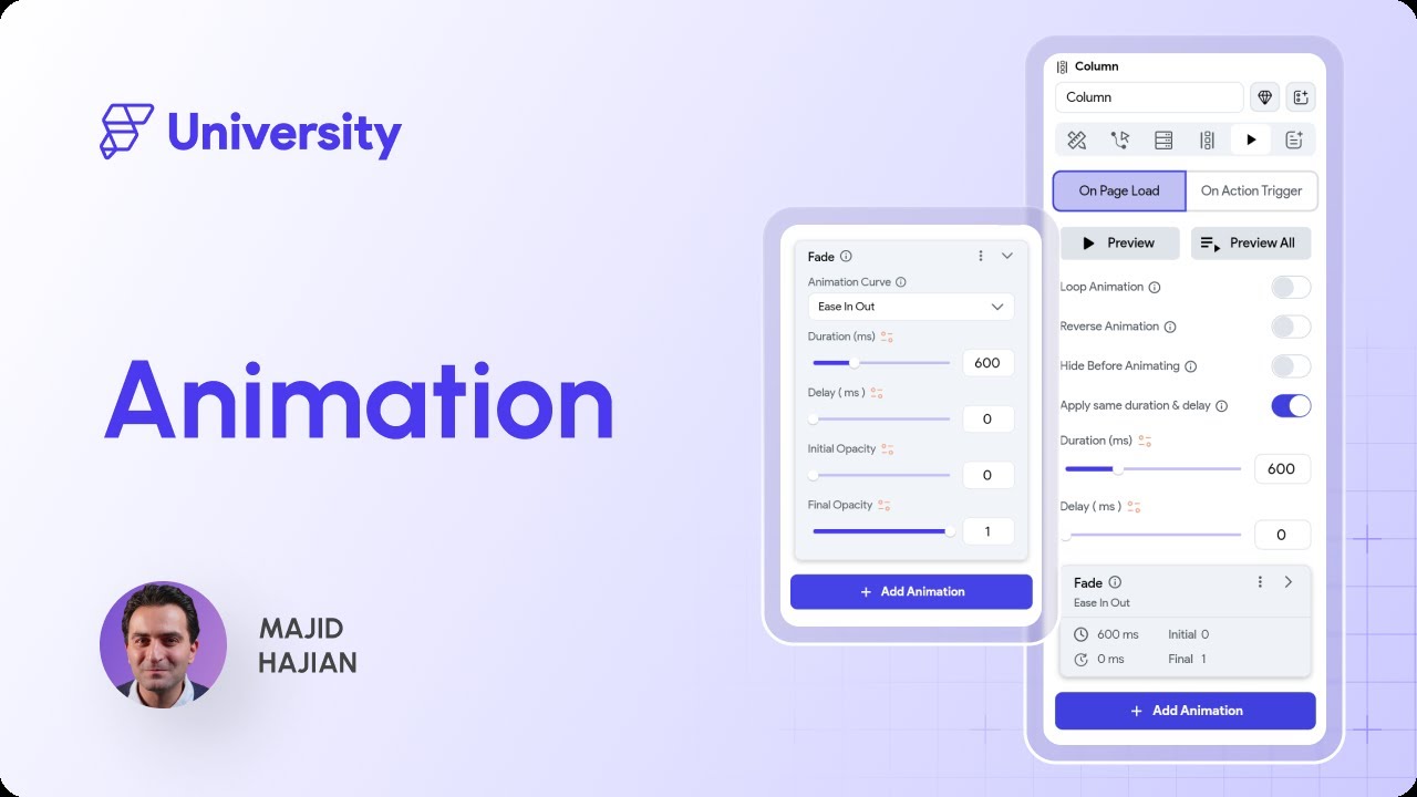 11. Animation | FlutterFlow University Expert Training