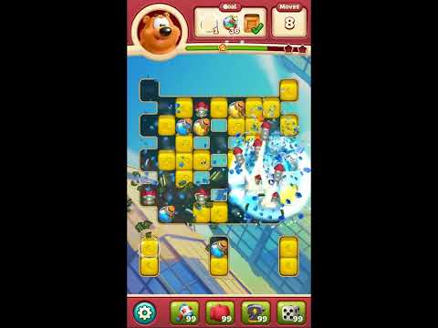 Toon Blast Level 7634 - NO BOOSTERS 🐻🐺🐱 | SKILLGAMING ✔️