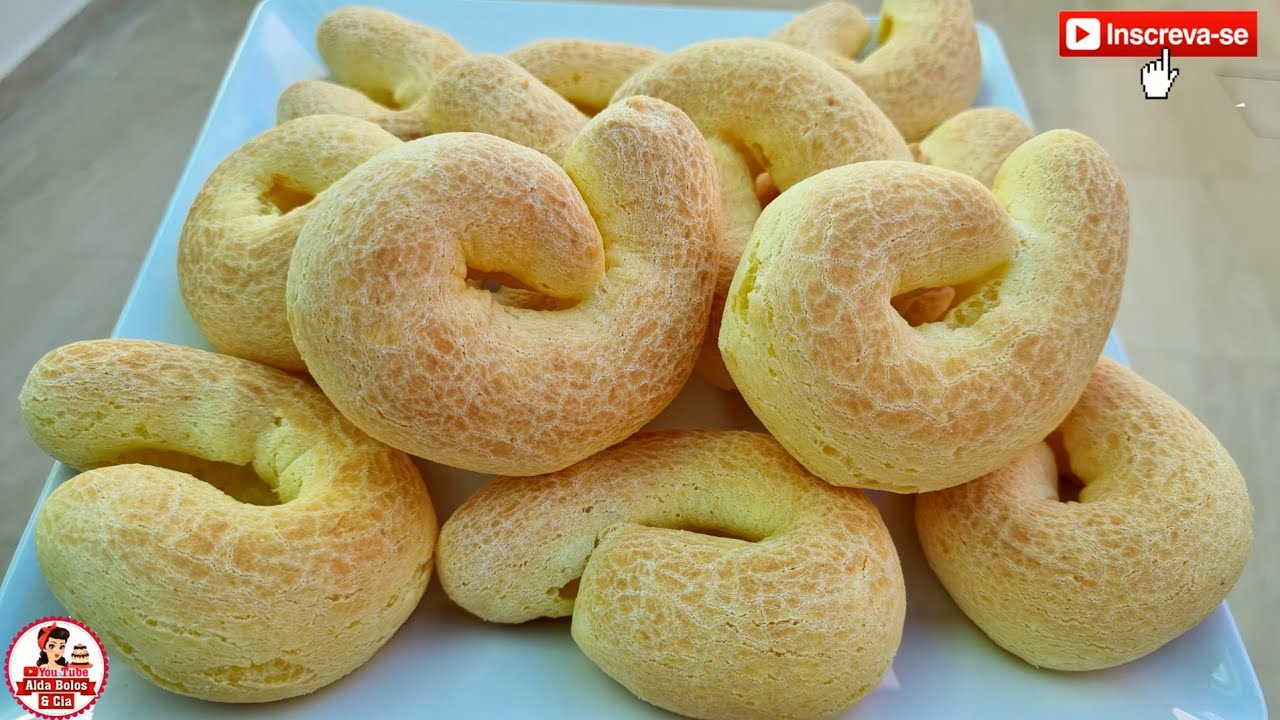 BISCOITO DE QUEIJO ASSADO/ MACIO FÁCIL E RÁPIDO