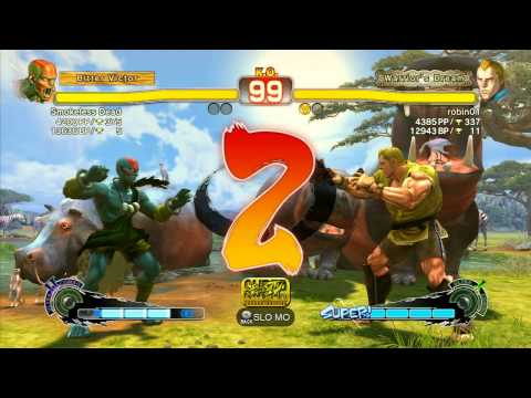 SSF4 AE: Smokeless Dead (Dhalsim) vs robin01 (Abel) - Ranked Match (720p HD)