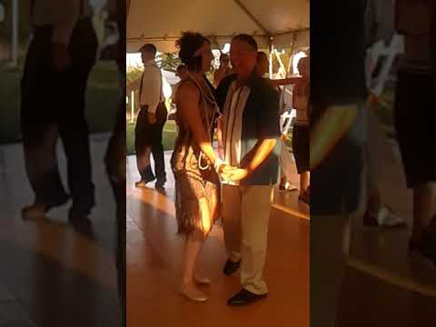 Roaring Twenties lawn party swing dancing with Holly and Tom, at the Crane Estate, Ipswich, MA 2018