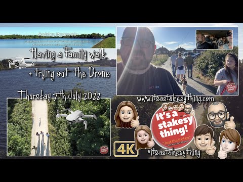 Family walk around East Ardsley Reservoir + Giving the Drone another go! #itsastakesything