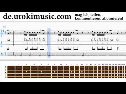 Banjo Lernen (Irischer Tenor) Drake - God’s Plan Tabulatur um-i995
