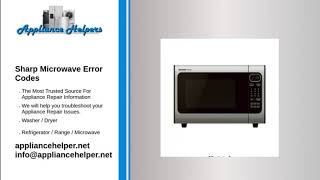 Sharp Microwave Error Codes