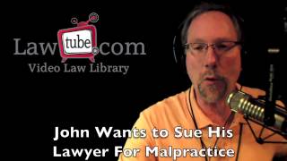 How to sue an attorney for malpractice