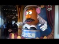 Mr Potato Head Sings For Those In Line At Toy Story Mania