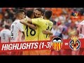 Highlights Valencia CF vs Villarreal CF (0-0)