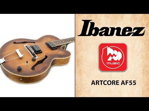 Обзор полуакустической гитары Ibanez AF55