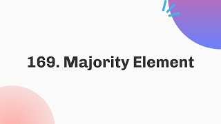 YouTube video '169. Majority Element | February | Java | C++'