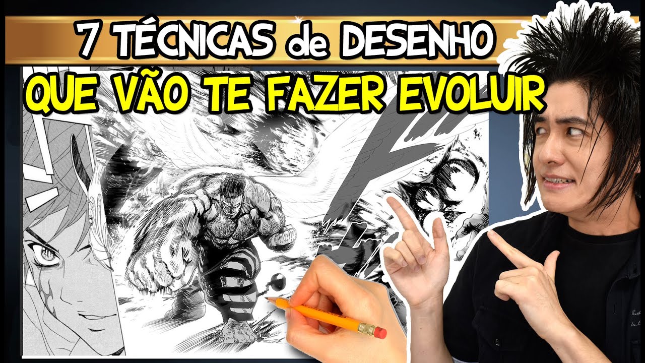 7 Técnicas de DESENHO que vão te fazer EVOLUIR