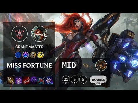 Miss Fortune Mid vs Cassiopeia - EUW Grandmaster Patch 10.10