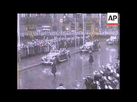 Hitler Hailed On Saar Joy Day